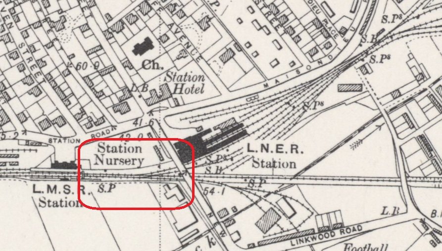 Elgin - Station Park : Map credit National Library of Scotland